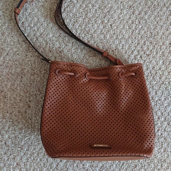 Rebecca Minkoff Star Perforated Bucket Bag - Picture 1 of 12